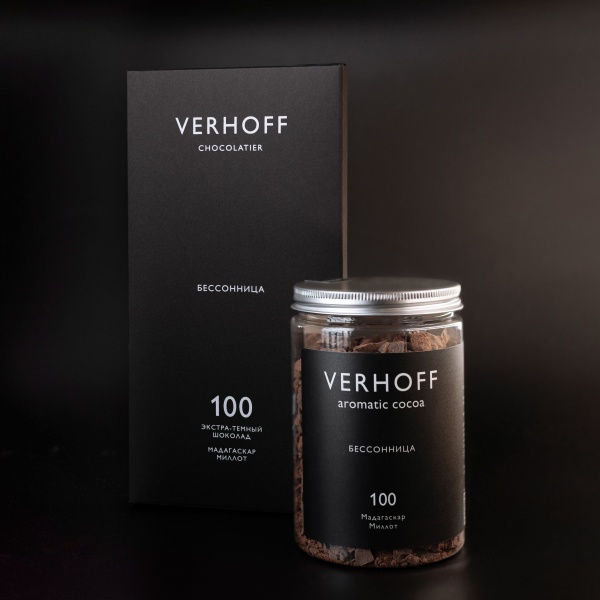 Настоящий темный 100% дикий шоколад «Бессонница» для приготовления какао-напитка из какао-бобов Мадагаскар купить в интернет-магазине VERHOFF