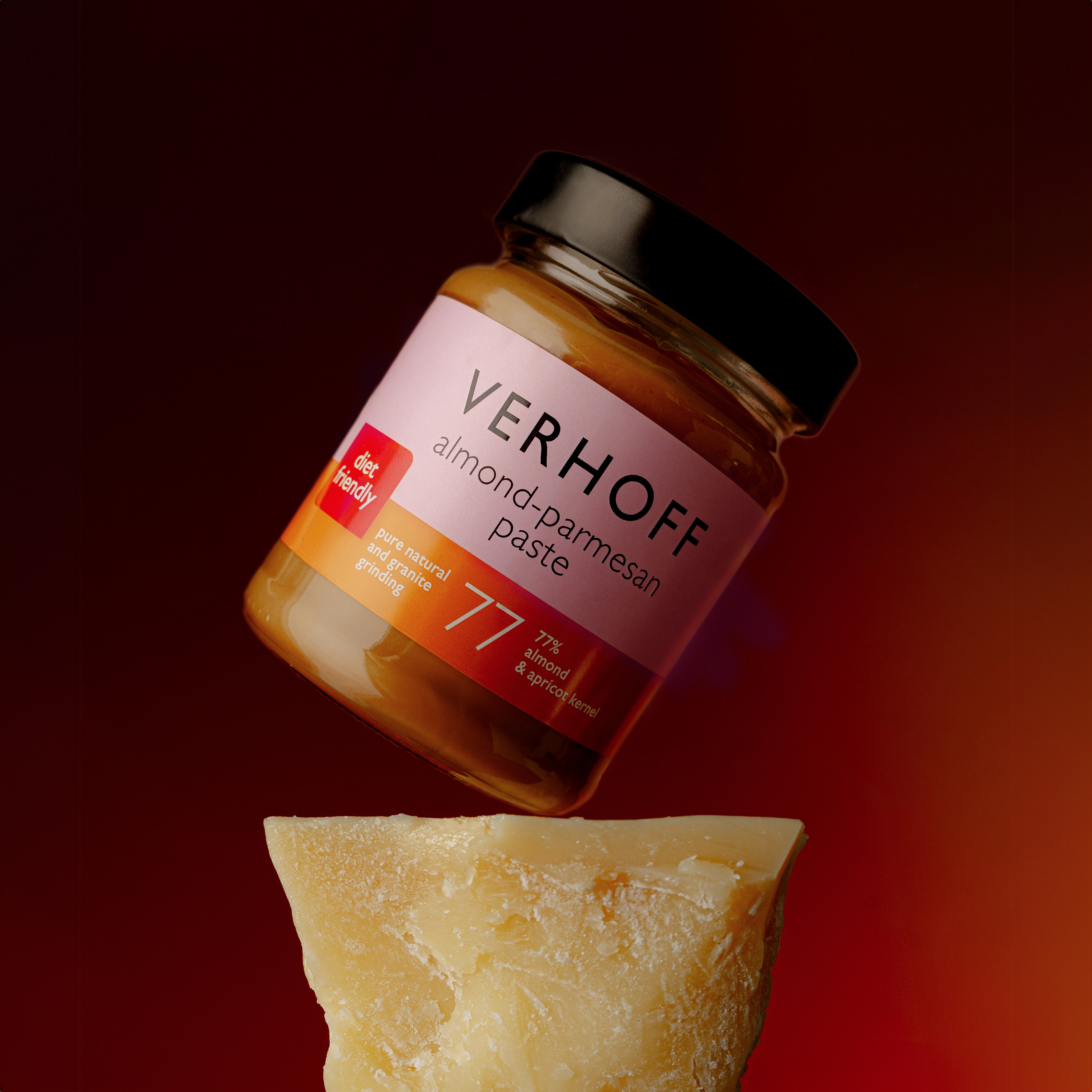 Ореховая миндальная паста с пармезаном без белого сахара купить в интернет-магазине VERHOFF