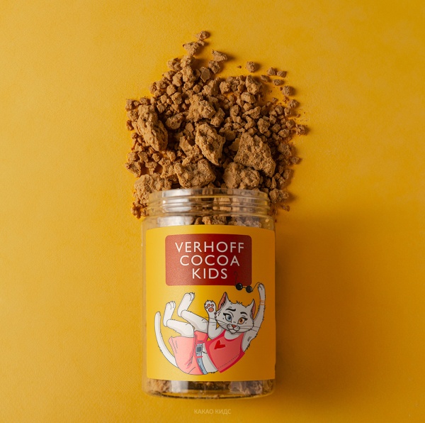 45% какао детское КИДС белая кошка из настоящего шоколада купить в интернет-магазине VERHOFF